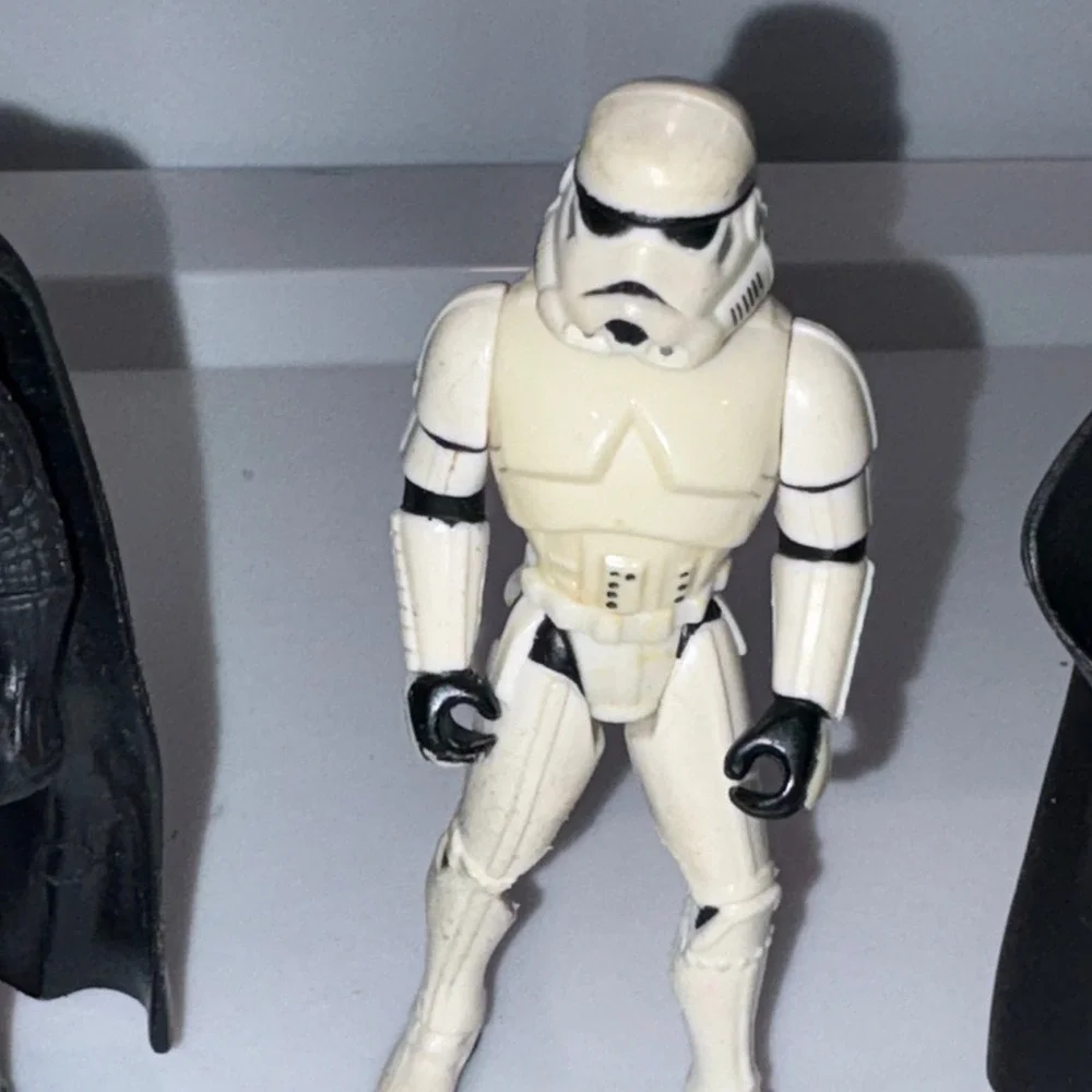 Vintage Action Figure Lot 3pc Star Wars 4in Black White Kenner Hasbro